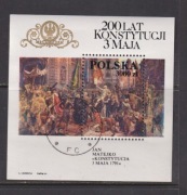 Blok 142  200 roczn. Konstytucji 3 Maja