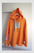 Miss City Pomarańczowa bluza oversize r U