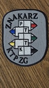 Naszywka Znakarza Szlaków Nizinnych KTP ZG PTTK