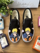 PRZECENA niska cena buty Custom Naturo Vans czarne vansy 42