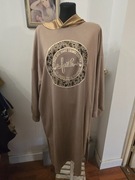 Bawełniana sukienka Paris z kapturem XXL