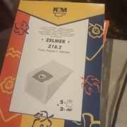 Worki papierowe do odkurzacza Z18.2 Zelmer Meteor II 5 szt.+ 2 filtry K&M