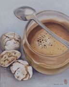 Migdałowe Ciasteczka - Obraz olejny 40x50cm