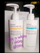 Zestaw koreański Oryginalny Atomy Szampon i Odżywka Scalpcare/porost włosów