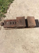 262. Wielkie imadło maszynowe 200 mm; 73,4 kg