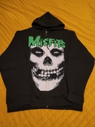 Czarna bluza  męska MISFITS Jurek Skull 2XL