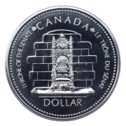 Kanada 1 dolar, 1977 25. rocznica wstąpienia Elżbiety II na tron