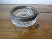 Stara kryształowa popielniczka plater zobacz koniecznie