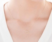 Naszyjnik złoty Apart serce z nieskończonością