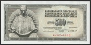 Jugosławia 500 dinarów 1981 - Nikola Tesla - AU - stan bankowy UNC