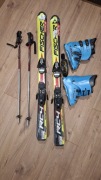 Narty junior FISHER RC4 120 cm, buty lange 