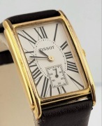 Zegarek Tissot A282K Retro Stylowy Złoty Szwajcarski Klasyczny Elegancki