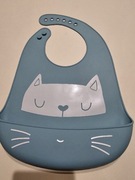 Śliniak silikonowy z kieszonką NOWY