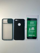 2 Nowe Etui, Case, Obudowa iPhone 7/8 Plus+, szkło ekran