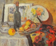 Martwa natura z albumem Kazimierz Wilk 1700 zł