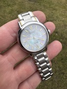 Seiko Solar  mother of pearls  zegarek męski 