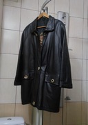 płaszcz płaszczyk XL  damski leather kurtka skórzana damska czar