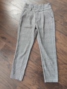 Spodnie Vero moda S 36 eleganckie typu baggy  wysoki stan z paskiem