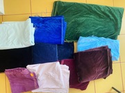 MEGA PAKA 20 m bawełnianego aksamitu + skrawki!!!