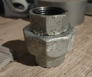 Śrubunek ocynk 2x gwint wewnętrzny 1" Kramp