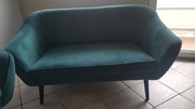 Sofa dwuosobowa butelkowa zieleń