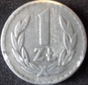 Moneta Polska PRL 1 zł 1975r.