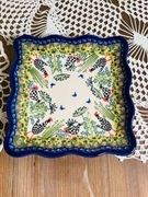 Talerz 18 cm poj ceramika bolesławiecka