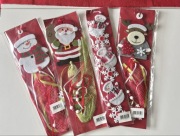 Świąteczne dekoracje zawieszki filcowe zestaw 4 szt