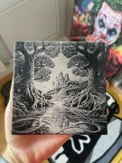Obraz Wypalony na Płytce Ceramicznej - Zamek w Lesie, 15x15 cm