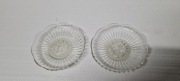 2x Talerzyk Talerz Deserowy Hortensja PRL