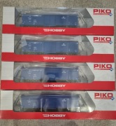Zestaw PKP CARGO, 4 wagony, H0, Piko 98549C1/2/3/4