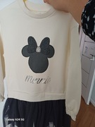 Sukienka typu bluza ze spódniczką minnie 134