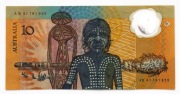 Australia 10 dolarów 1988 P.49 Aborygen Polimer 