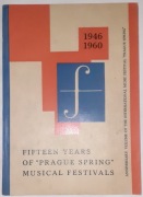 Folder jubileuszowy „Fifteen Years of Prague Spring Musical Festivals.