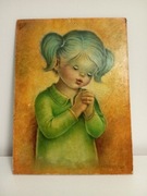 Obraz modląca się dziewczynka