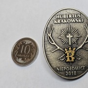 ODZNAKA ŁOWIECKA - HUBERTUS KRAKOWSKI 2018  NIEPOŁOMICE   