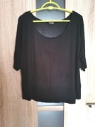 Czarna bluza na krótki rękaw rozmiar L