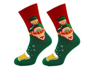 Skarpety Skarpetki Męskie Kolorowe Śmieszne Bawełniane Wysokie Wzory 