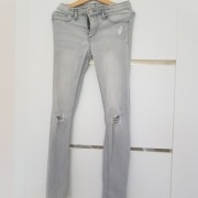 Szare spodnie H&M rozmiar 134 8-9 lat