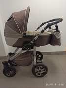 Wózek Tutek Grander 2w1 plus fotelik z bazą Recaro