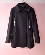 Wyprzedaż Płaszczyk damski czarny roz.S wymiary opis