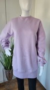 Bluza damska długa liliowa M/L