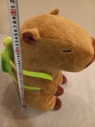 PLUSZOWA KAPIBARA Z PLECAKIEM PLUSZAK MASKOTKA PRZYTULANKA MIĘKKA ZABAWKA