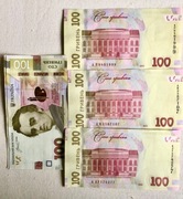 UNC 100 hrywien 2022 Ukraina - Taras Szewczenko 