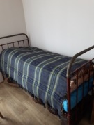 Kurpiowska narzuta lniana