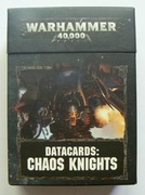 Warhammer 40.000 Datacards Chaos Knights. Nowe