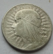 5 ZŁOTYCH 1933 GŁOWA KOBIETY