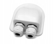 PRZELOTKA PRZEJŚCIÓWKA PRZEPUST DACHOWA DO KAMPERA PANEL SOLAR NA DWA KABLE