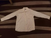 Koszula Męska z Długim Rękawem Kastor - Rozmiar 44, Paski, Bawełna