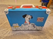 Teczka na książki 101 Dalmatyńczyków Disney vintage lata 60 unikat